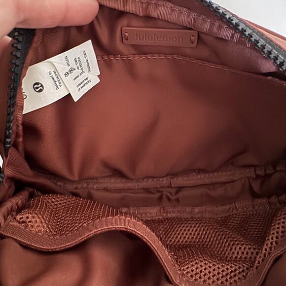 Lululemon Take it On Belt Bag Copper Brown and Black - Picture 4 of 6